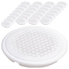 把手世界 衣櫃通風蓋 空氣網 白色, 30個