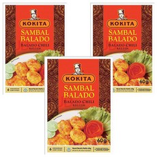 KOKITA Bumbu Sambal Balado 芭拉多調理包, 60g, 3包