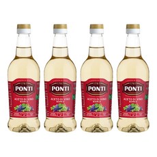 PONTI 白酒醋, 6%酸度, 500ml, 4瓶