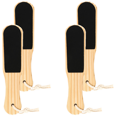 木柄雙面搓腳板 g011, 64g, 4支, 1組