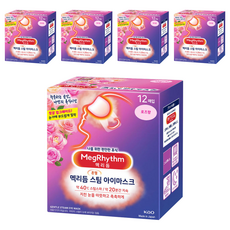 멕리듬 스팀 아이마스크 로즈향, 12개입, 5개