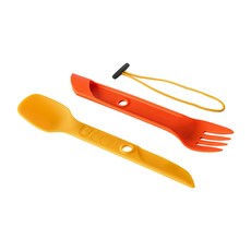 UCO Switch Spork Utensil Set 刀叉匙, F-SP-SWITCH RE 27g, 橘黃色, 1組