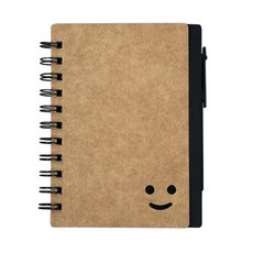 Tree 藝術素描微笑原子筆筆記本, 黑色, 1組