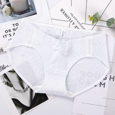 셀레네 줄무늬 통기성 임부팬티 2p