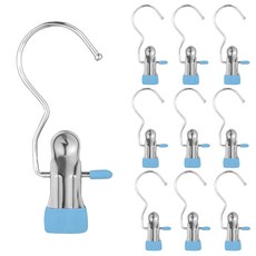 Salthong 不鏽鋼多用途夾, 藍色, 10個