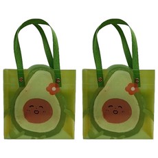 德德小品集 牛油果果S 可愛造型禮品包裝袋, 牛油果果, 2入