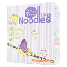 NATURMI 幸福米寶 幸福米麵 紫心甜薯 8個月以上 8入, 240g, 1盒