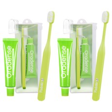 oradense 牙齦護理便攜式牙刷 + 35g牙膏組, 2套