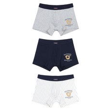 TOUGHGUY 男童棉質彈性青少年平口褲3件組 TG-JN7032