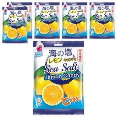 Big Foot 海鹽檸檬糖，補充鹽分和維他命C, 150g, 6袋