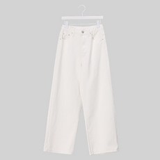 시크폭스 여성용 토런스 코튼 와이드 팬츠 짧은기장