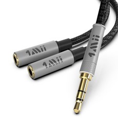 1Mii 高級3.5mm立體聲共享分配器AUX線, 混合色, CB106