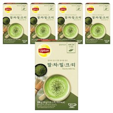 립톤 말차 밀크티, 19g, 10개입, 5개