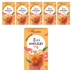 티젠 홍차 아이스티 자몽, 5g, 10개입, 6개