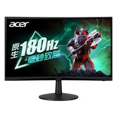 Acer 曲面電競螢幕 FHD 180Hz 1ms HDMI DP VA, ED240Q S3, 24吋, 1台