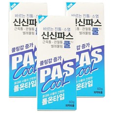 신신파스 쿨 연고 롤온타입, 1개입, 3개