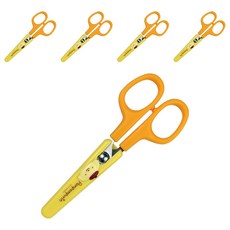 바이하츠 안전캡 가위, 폼폼푸린, 5개