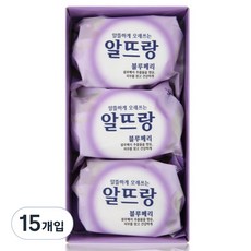 알뜨랑 비누 블루베리, 140g, 15개입