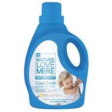 NATURE LOVE MERE Cool Fresh 嬰兒洗衣精, 含桉樹萃取物, 不含苯氧乙醇, 1.8L, 1瓶