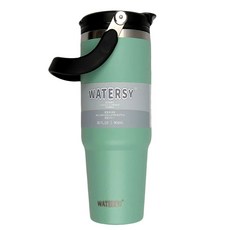 WATERSY 304不鏽鋼真空保溫酷冰杯 顏色隨機 900ml, 黑色、藍色、白色, 1個