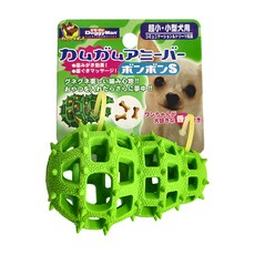 DoggyMan 多格漫 犬用鏤空橡膠玩具, 綠色葫蘆 綠色, 1個