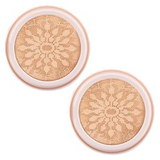 ISA KNOX 伊莎諾絲 TERVINA AD賦活精華氣墊粉餅替換蕊 15g, 21 Light Beige, 2個