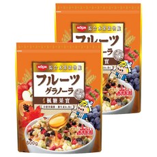 NISSIN 日清 綜合水果穀物脆 楓糖果實 500g 含膳食纖維 維生素B1及C, 2包