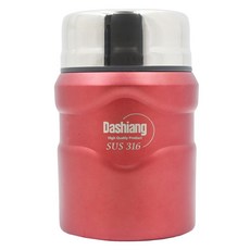 Dashiang 316真空悶燒罐 紅, 1個, 700ml