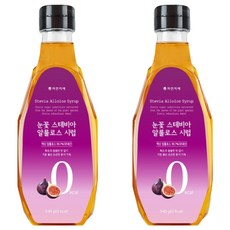 자연지애 눈꽃 스테비아 알룰로스 시럽, 540g, 2개