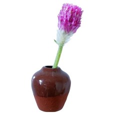 MashaTwo 陶瓷迷你花瓶磁鐵, 紅花