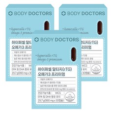 Body Doctors Hypercell rTG Omega-3優質 29.7g, 3個, 30錠