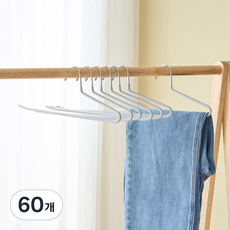 리브맘 논슬립 철제 코팅 바지걸이, 그레이, 60개