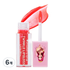 Little Bling Secret Jouju Star Goddess Twinkle 兒童唇彩 3ml, 閃爍, 6個