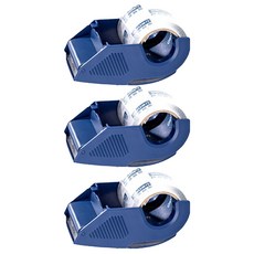 deLi 得力 靜音封箱膠帶切割器, 3套, 海軍藍