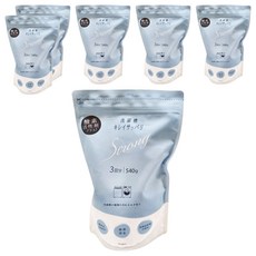 Arnest 洗衣槽清潔劑 540g, 3回分, 附量匙, 可清潔洗衣精留下的殘渣, 除異味, 除霉, 6包