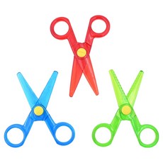 Crayola 繪兒樂 幼兒安全造型剪刀3件組 3歲以上適用, 811458, 1組