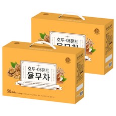 우리차 송원식품 호두 아몬드 율무차 90p, 18g, 90개입, 2개
