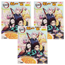 丸美屋 鬼滅之刃 甘口速食咖哩 豬肉玉米口味, 160g, 3盒