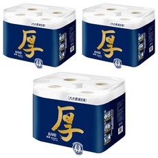 五月花 厚棒捲筒式廚房紙巾, 4捲, 3袋