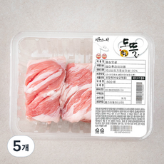 도뜰 파머스팩 한돈 등심덧살 에어프라이어용 (냉장), 500g, 5개