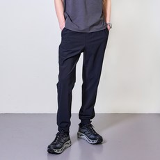 BASIC HOUSE 男款超彈力鬆緊帶彈性束口褲 L1PT0151