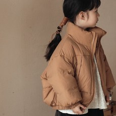 童款冬季C可拆式針織帽保暖鋪棉外套
