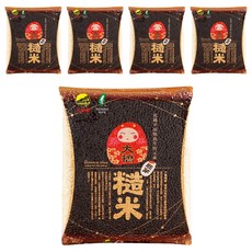 大橋牌 胚芽糙米 1.5kg CNS一等 台灣產, 5包