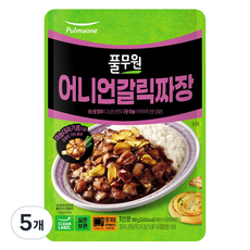 Pulmuone 圃美多 洋蔥大蒜炸醬蓋飯醬, 180g, 5個