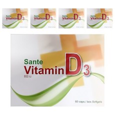善得 維生素D3 800IU 軟膠囊, 60顆, 5盒