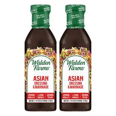 Walden Farms 亞洲 東方 敷料, 2個, 355ml