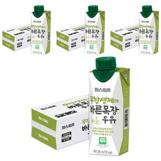 파스퇴르 무항생제 인증 바른목장 우유, 250ml, 72개