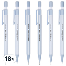 JAVAPEN 六角自動鉛筆 藍色, 0.5mm, 18個