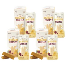 Firgi 磨牙餅乾 6包入, 120g, 香蕉&地瓜口味, 4盒