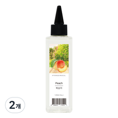 향기마을 디퓨저 리필오일, 복숭아, 120ml, 2개